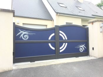 Portail aliminium sur Saint-lô, Coutances, Caen, Vire, Cherbourg, Granville