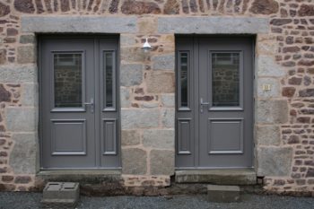 Porte d'entrée à Coutances dans la Manche