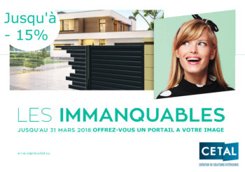 Promo sur les portails et les clôtures aluminium