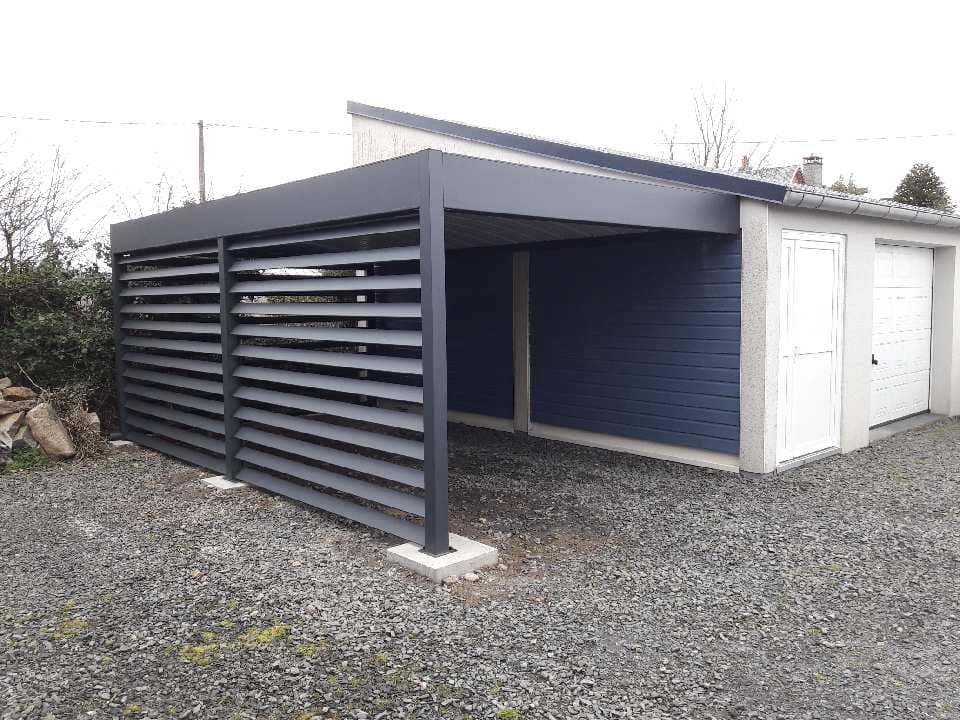 Carport Camping Car en Alu Sur mesure