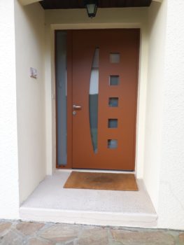 Porte d'entrée aluminium Saint Lo Manche
