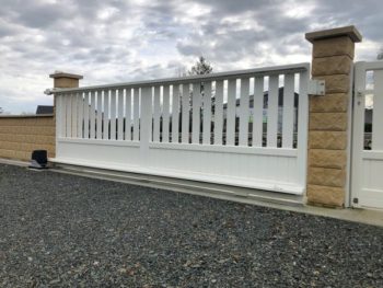 Portail aluminium coulissant Quettreville sur Sienne Coutances Manche